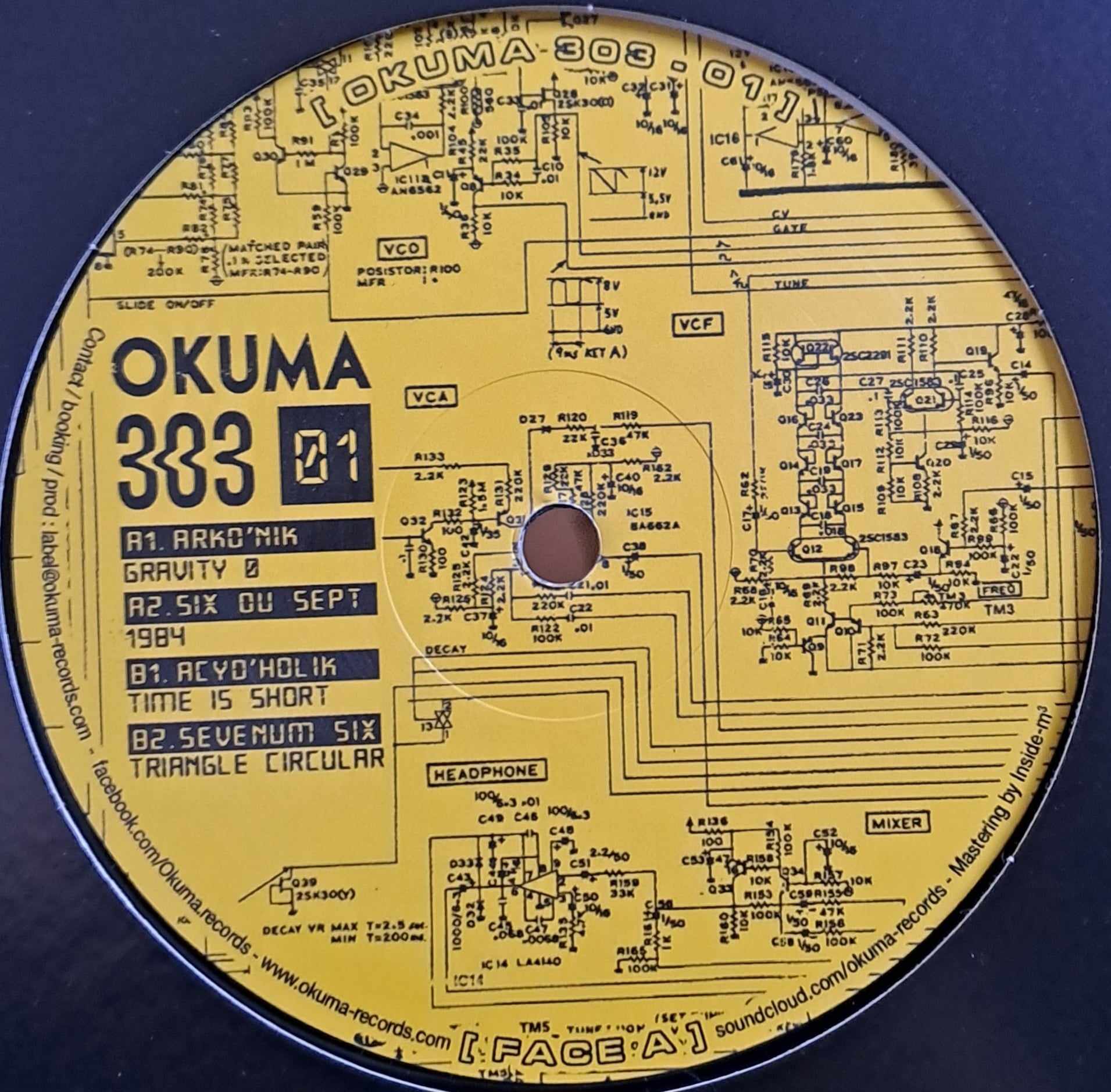 Okuma 303 (toute dernière copie en stock) - vinyle acid